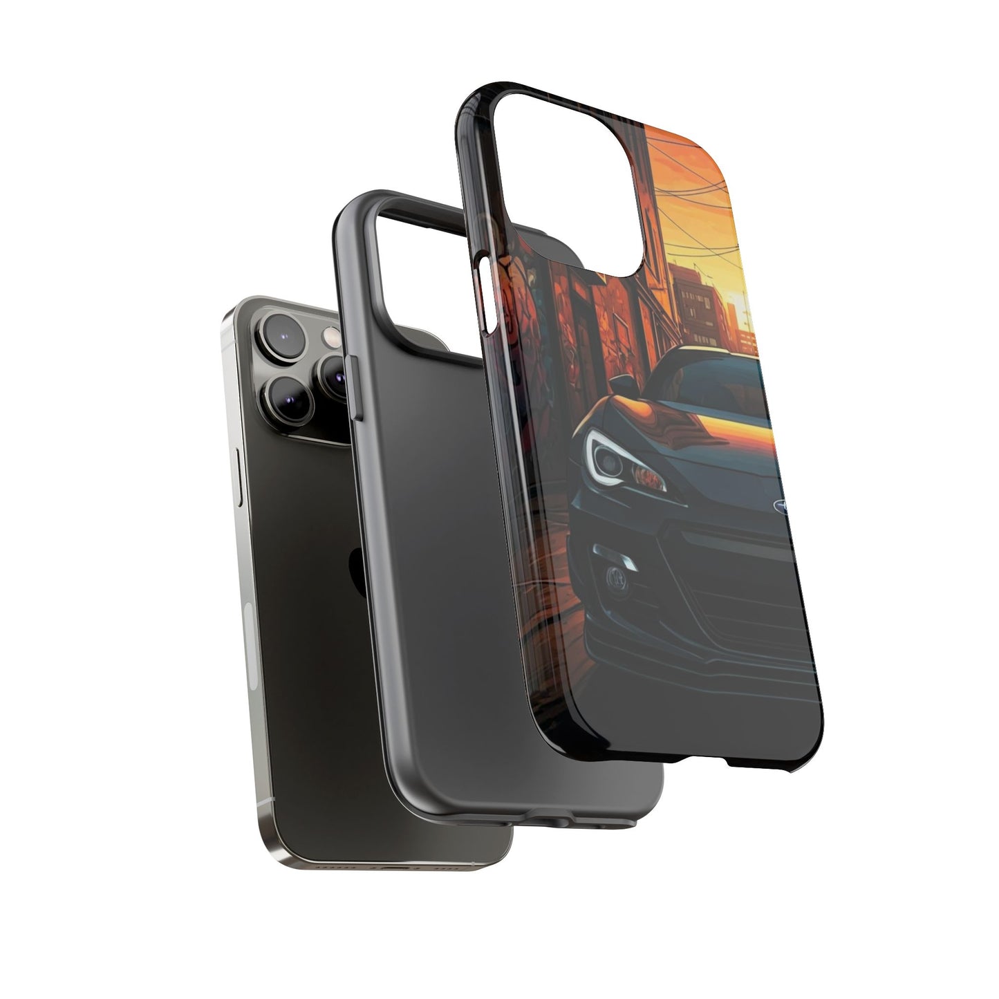 Subaru BRZ Street Life-Dual Layer Ultra Tough Phone Case Printify by The Night Shift Automotive Apparel