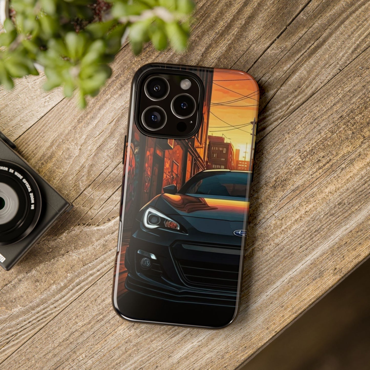 Subaru BRZ Street Life-Dual Layer Ultra Tough Phone Case iPhone 16 Pro Max Glossy Printify by The Night Shift Automotive Apparel