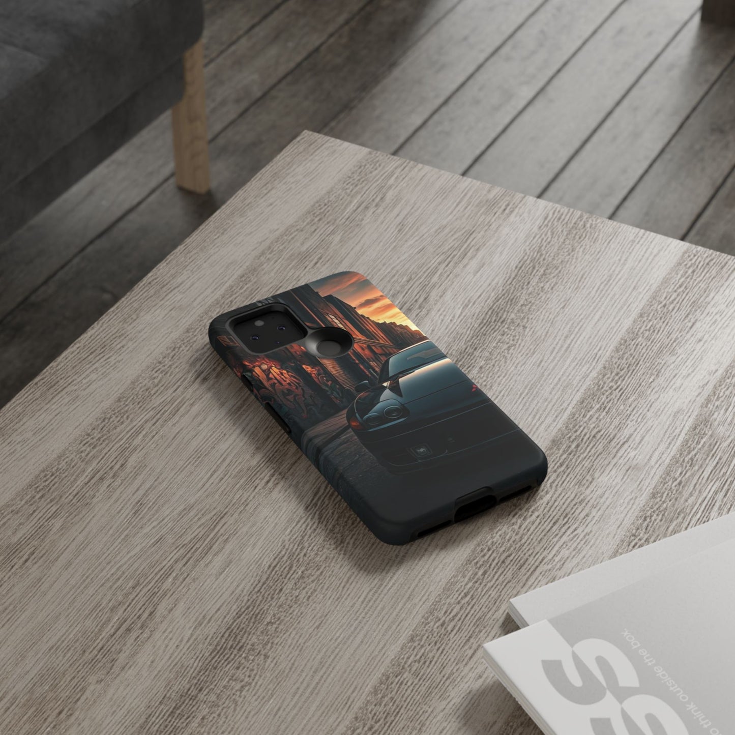 Mitsubishi 3000GT VR4 Street Life-Dual Layer Ultra Tough Phone Case Google Pixel 5 5G Matte Printify by The Night Shift Automotive Apparel