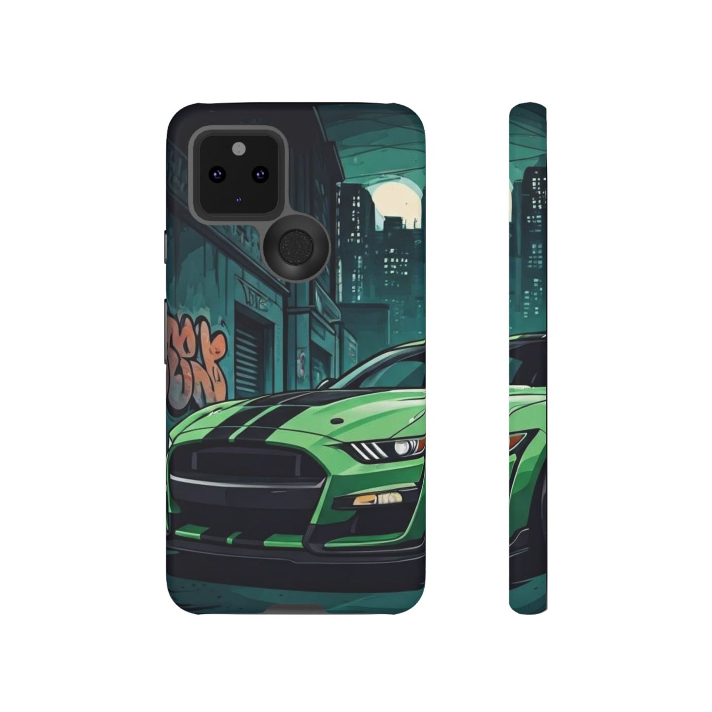 Ford Mustang Shelby GT500 Street Life-Dual Layer Ultra Tough Phone Case Printify by The Night Shift Automotive Apparel