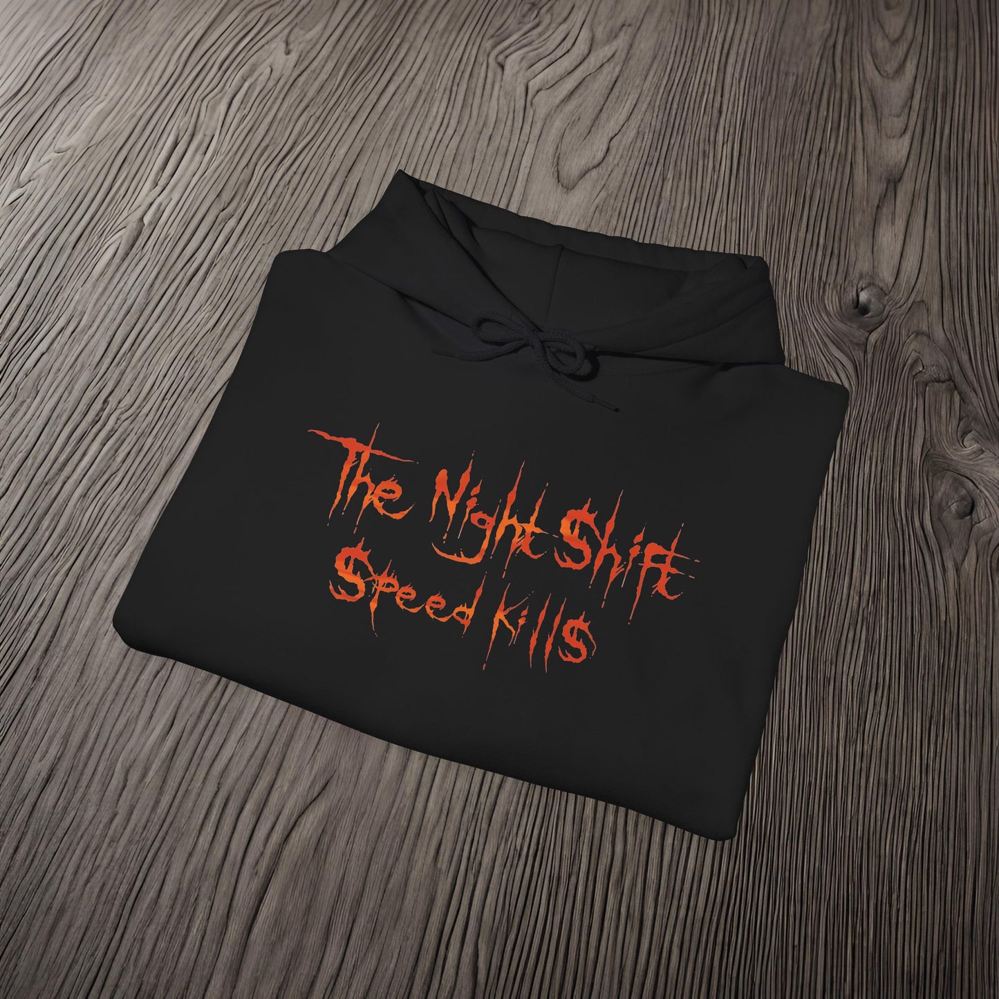 Speed Kills Zombie Mustang-Ultra Soft, Premium Hoodie Printify by The Night Shift Automotive Apparel