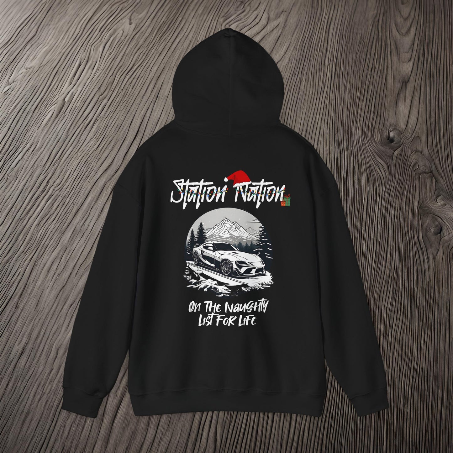 🎁 Christmas Limited Edition Station Nation-Ultra Soft, Premium Hoodie Printify by The Night Shift Automotive Apparel