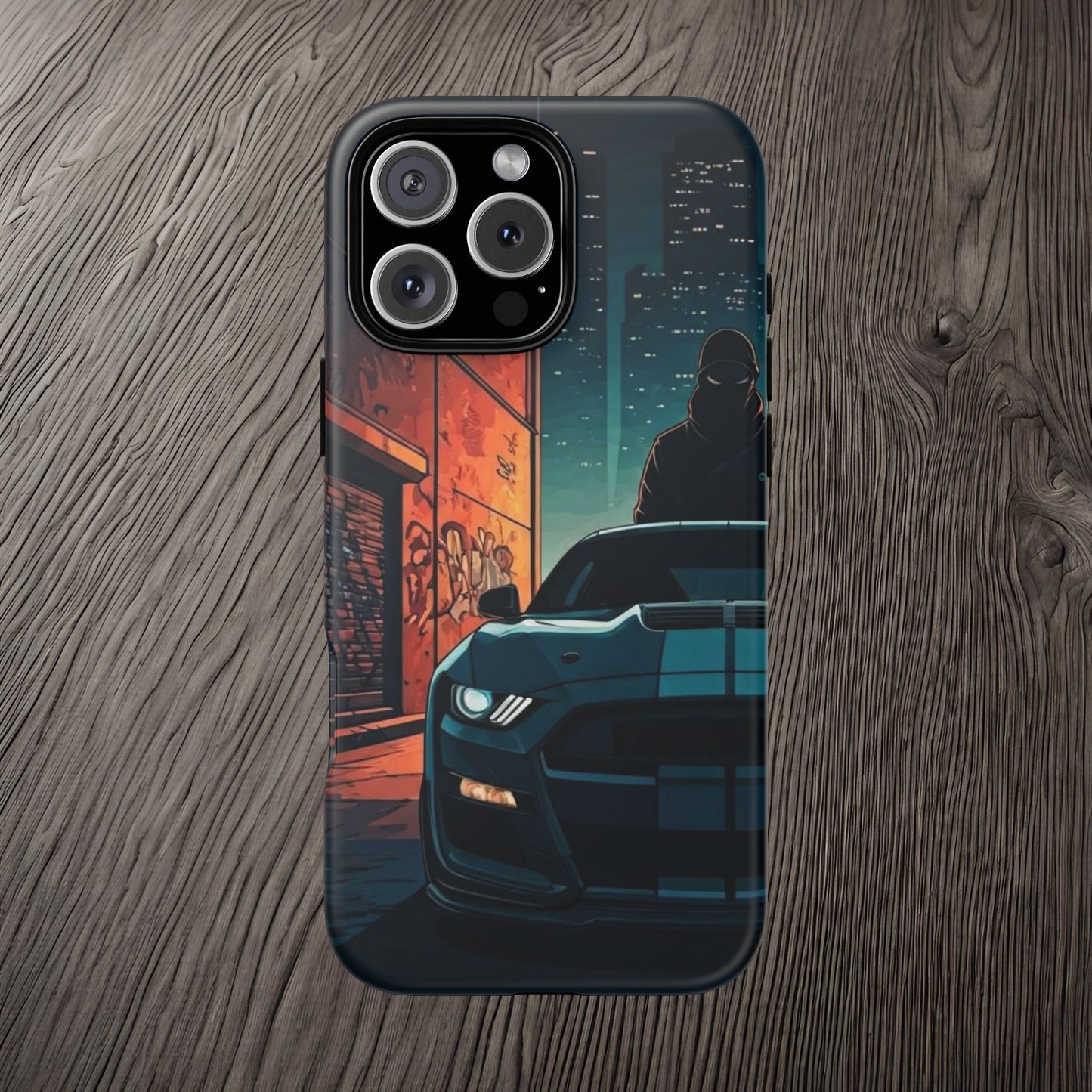 Ford Mustang Shelby GT350 Street Life-Dual Layer Ultra Tough Phone Case Printify by The Night Shift Automotive Apparel