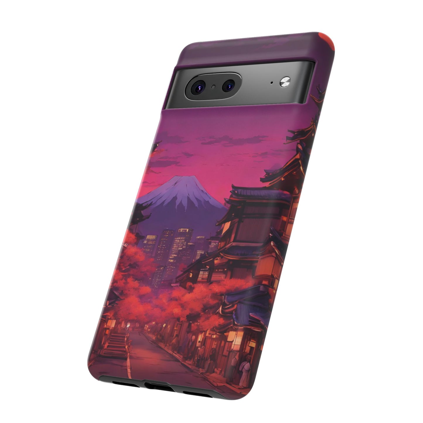 Traditional Japanese Village Countryside-Dual Layer Ultra Tough Phone Case Printify by The Night Shift Automotive Apparel