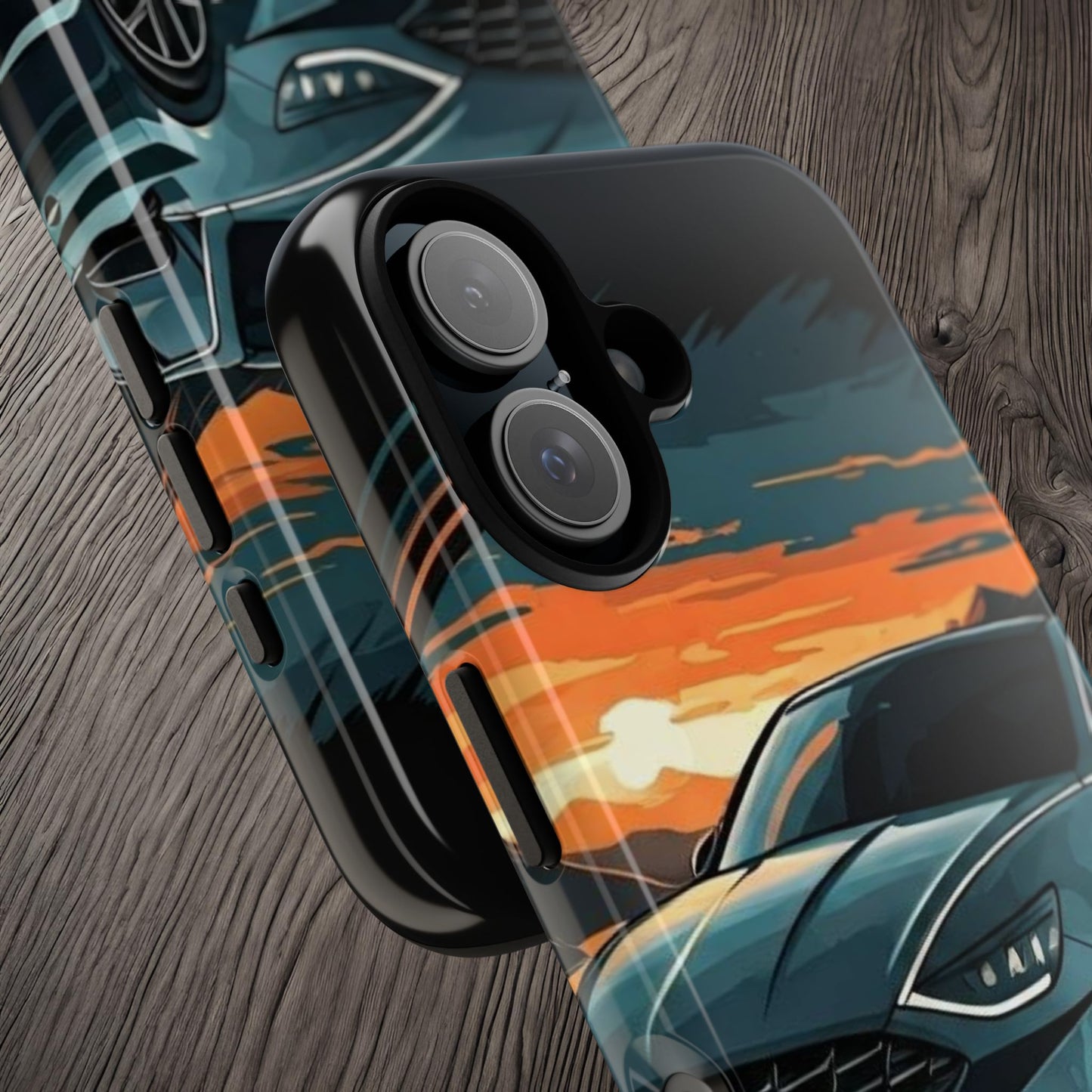 Hyundai Sonata-Sunset Drive-Dual Layer Ultra Tough Phone Case Printify by The Night Shift Automotive Apparel