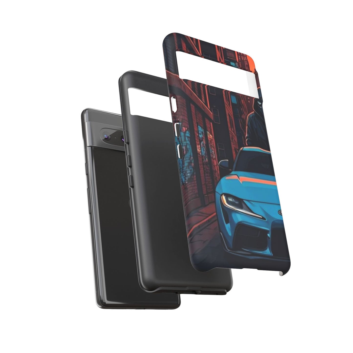 Toyota Supra MK-V Street Life-Dual Layer Ultra Tough Phone Case Printify by The Night Shift Automotive Apparel