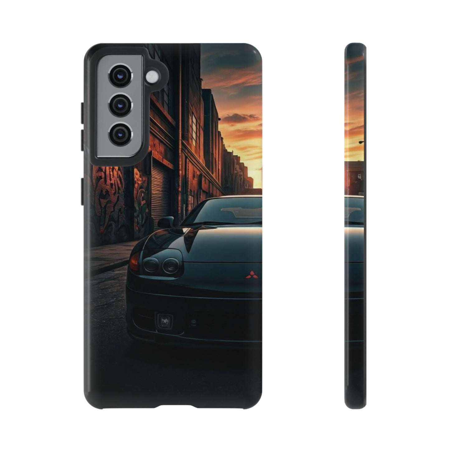 Mitsubishi 3000GT VR4 Street Life-Dual Layer Ultra Tough Phone Case Samsung Galaxy S21 Glossy Printify by The Night Shift Automotive Apparel