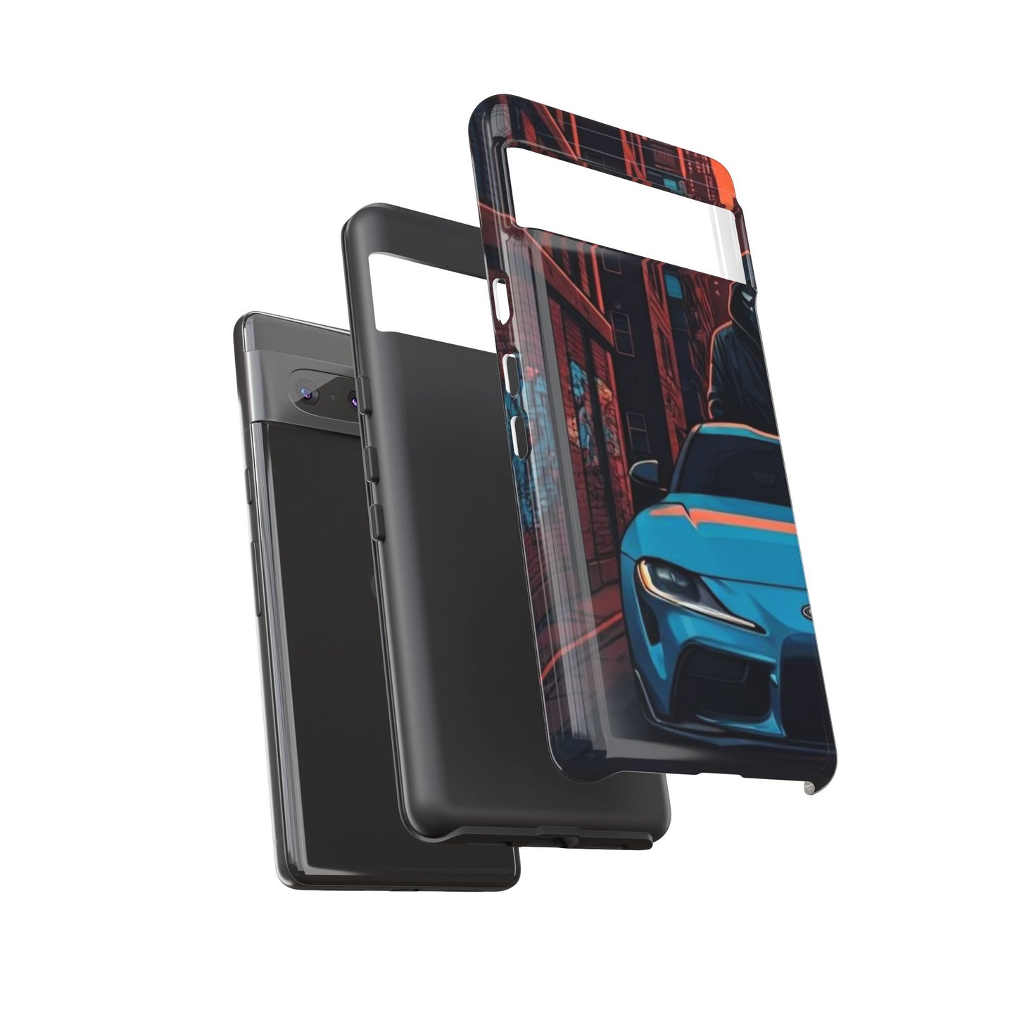 Toyota Supra MK-V Street Life-Dual Layer Ultra Tough Phone Case Printify by The Night Shift Automotive Apparel