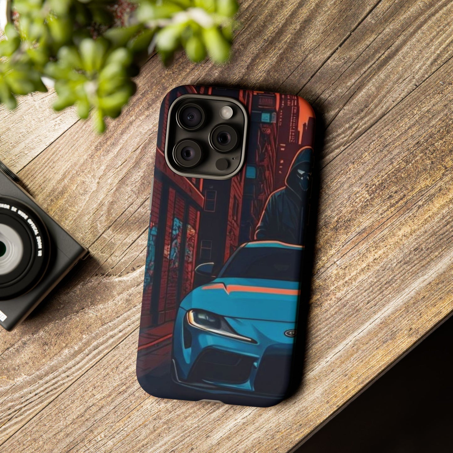Toyota Supra MK-V Street Life-Dual Layer Ultra Tough Phone Case iPhone 15 Pro Max Matte Printify by The Night Shift Automotive Apparel