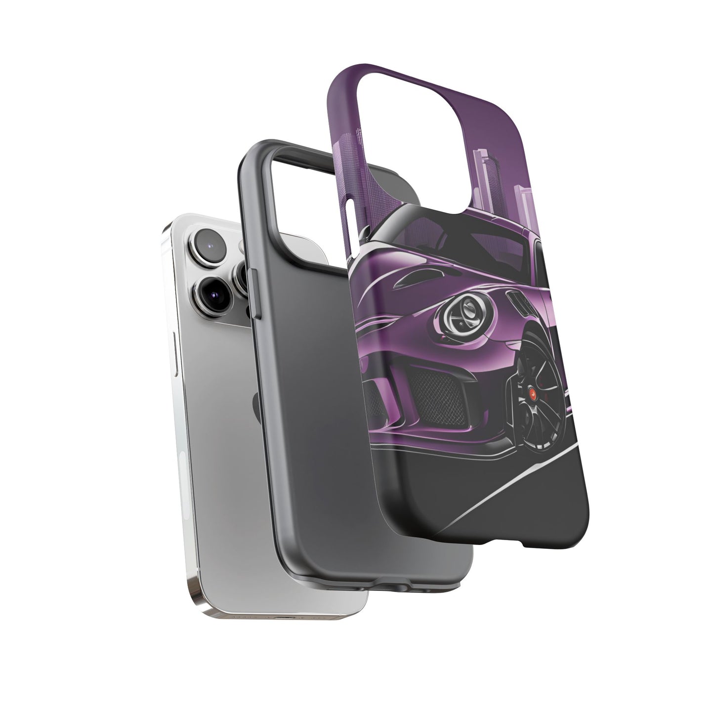 Porsche 911 GT3 RS-Dual Layer Ultra Tough Phone Case Printify by The Night Shift Automotive Apparel