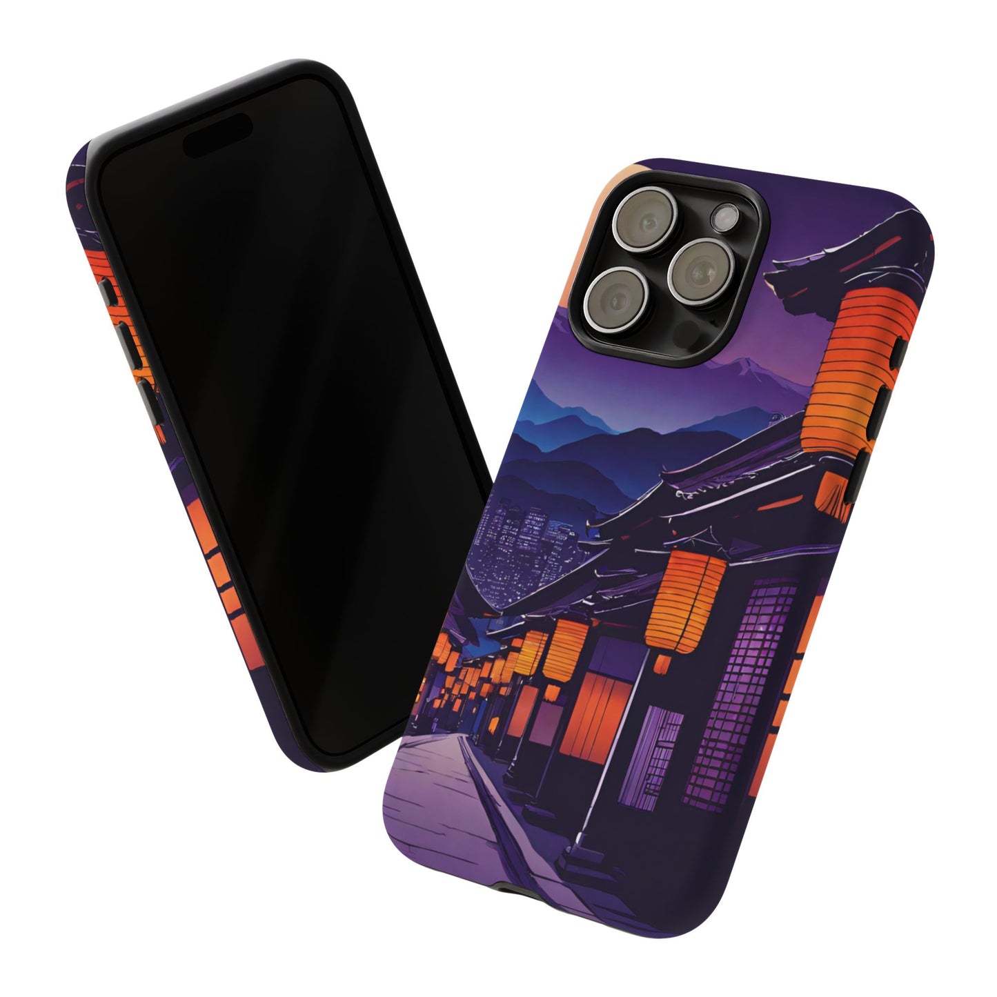 Traditional Japanese Village Countryside-Dual Layer Ultra Tough Phone Case Printify by The Night Shift Automotive Apparel