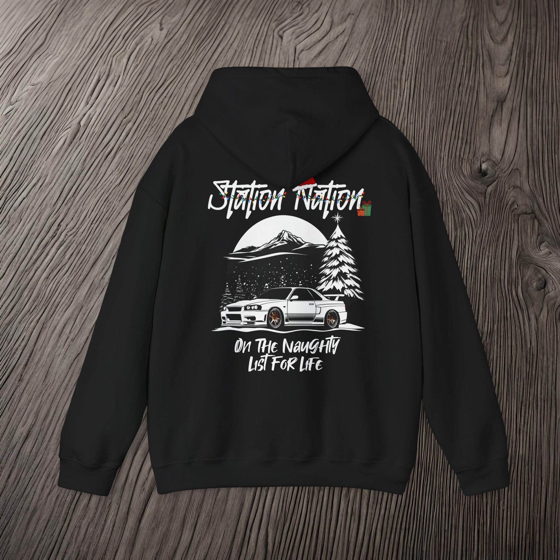 🎁 Christmas Limited Edition Station Nation-Ultra Soft, Premium Hoodie Printify by The Night Shift Automotive Apparel