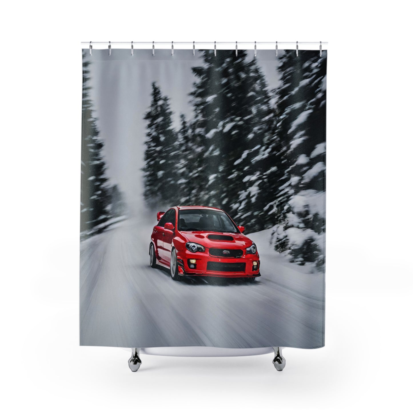 Shower Curtains 71" × 74" Printify by The Night Shift Automotive Apparel