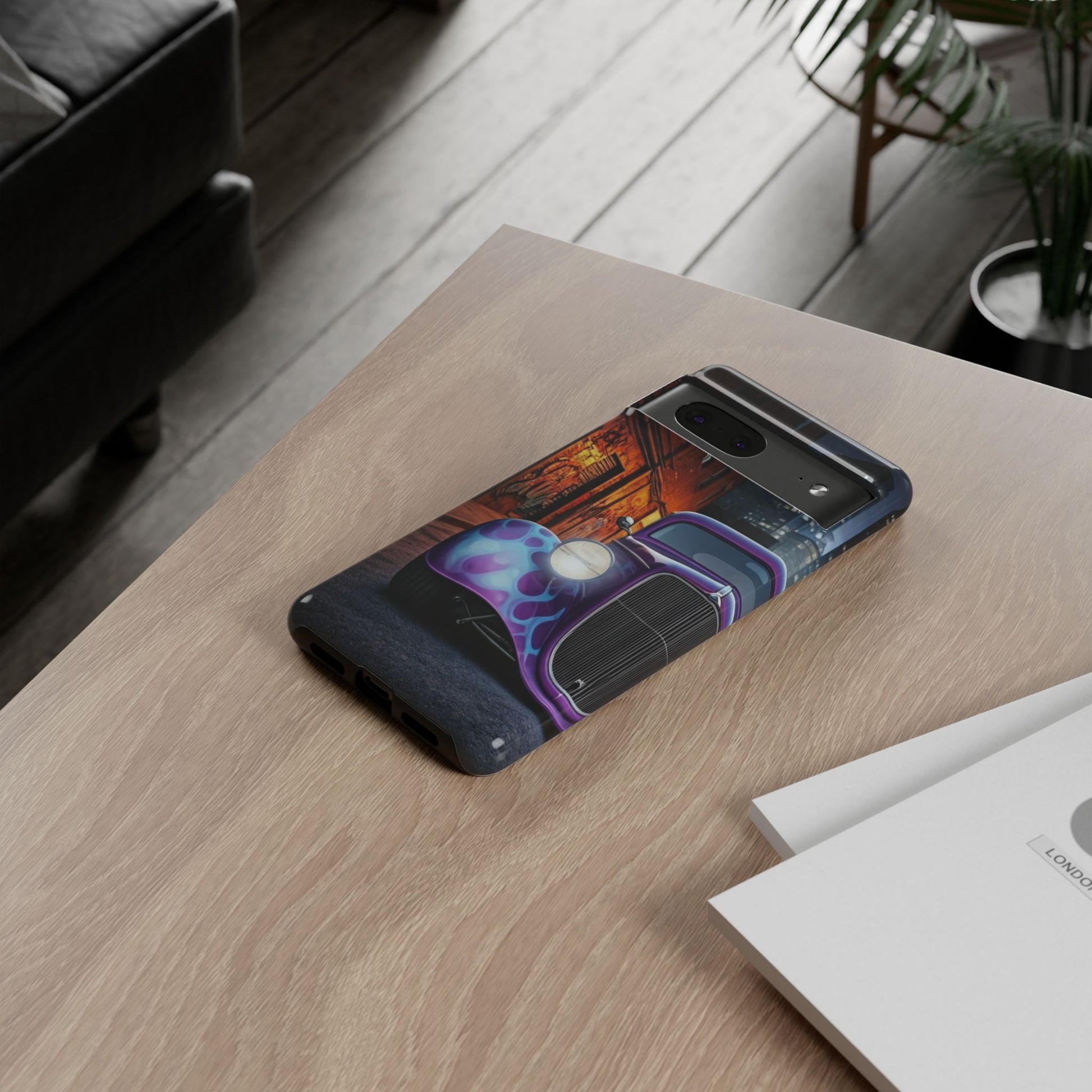 1934 Ford Street Life-Dual Layer Ultra Tough Phone Case Google Pixel 7 Glossy Printify by The Night Shift Automotive Apparel