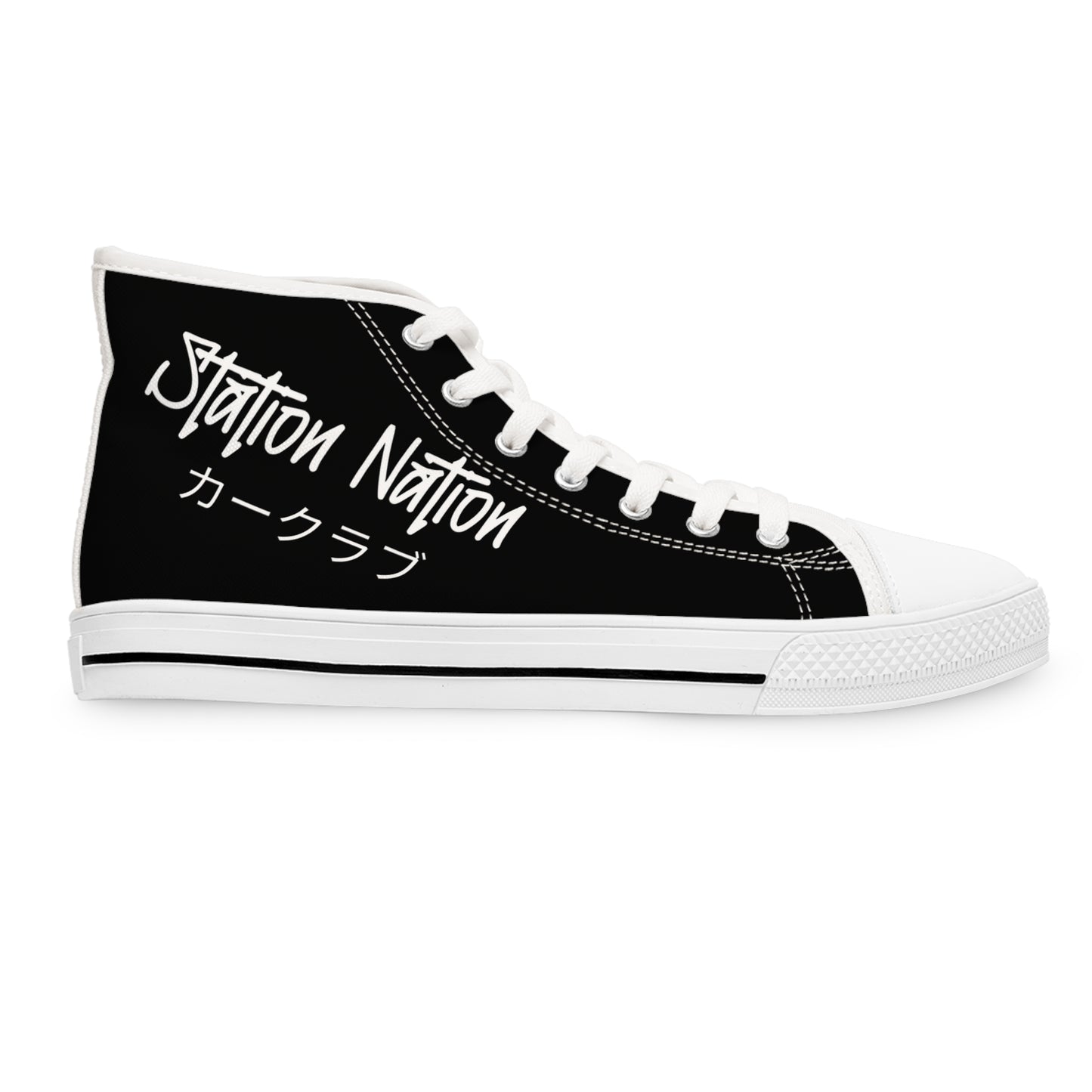 Station Nation Women's-High Top Sneakers