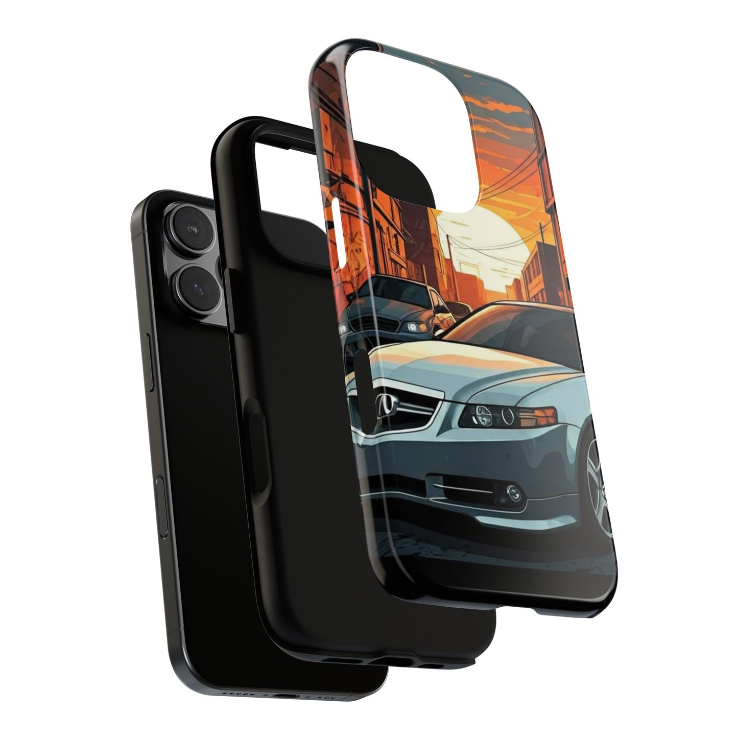 Acura TL Street Life-Dual Layer Ultra Tough Phone Case Printify by The Night Shift Automotive Apparel