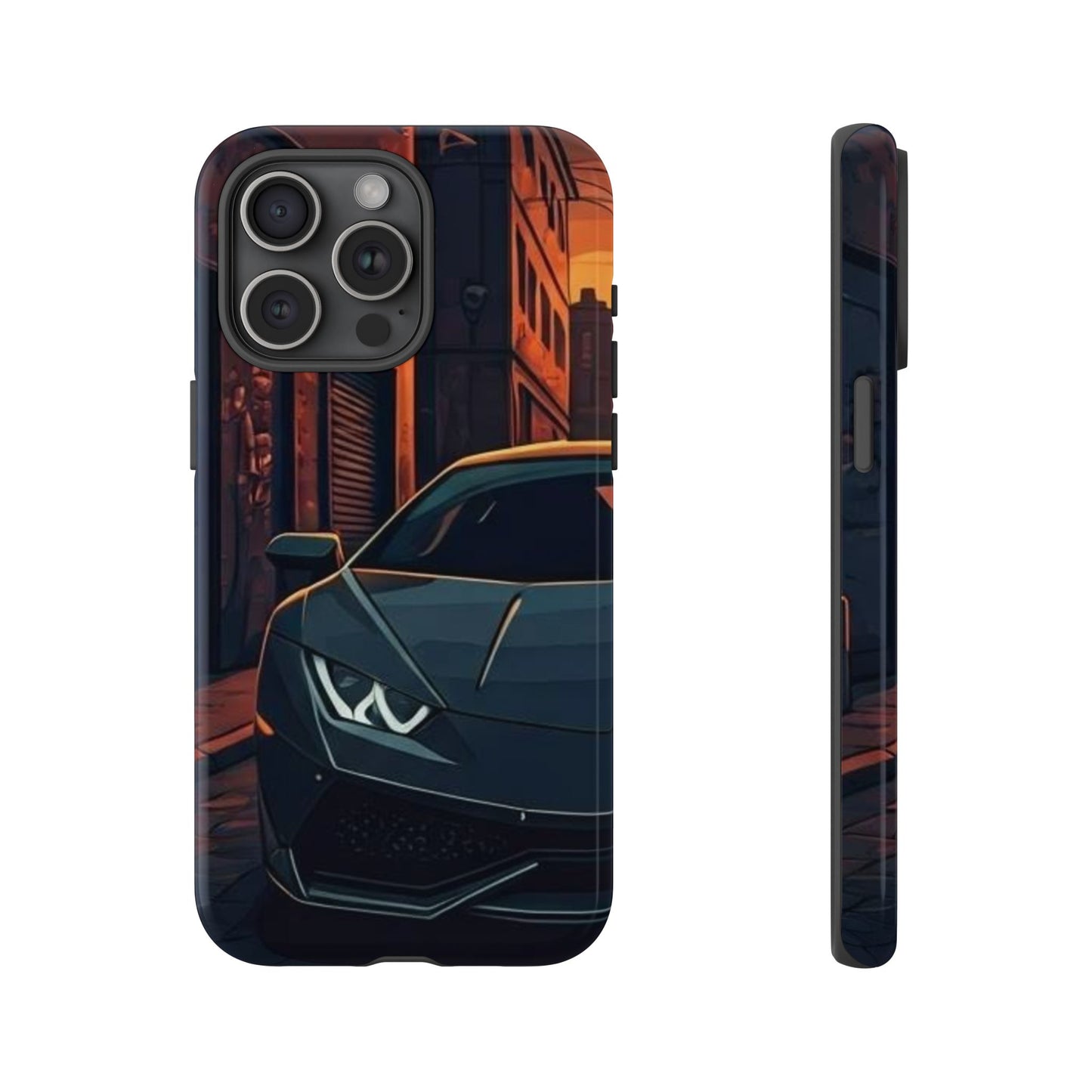 Lamborghini Huracan Street Life-Dual Layer Ultra Tough Phone Case Printify by The Night Shift Automotive Apparel