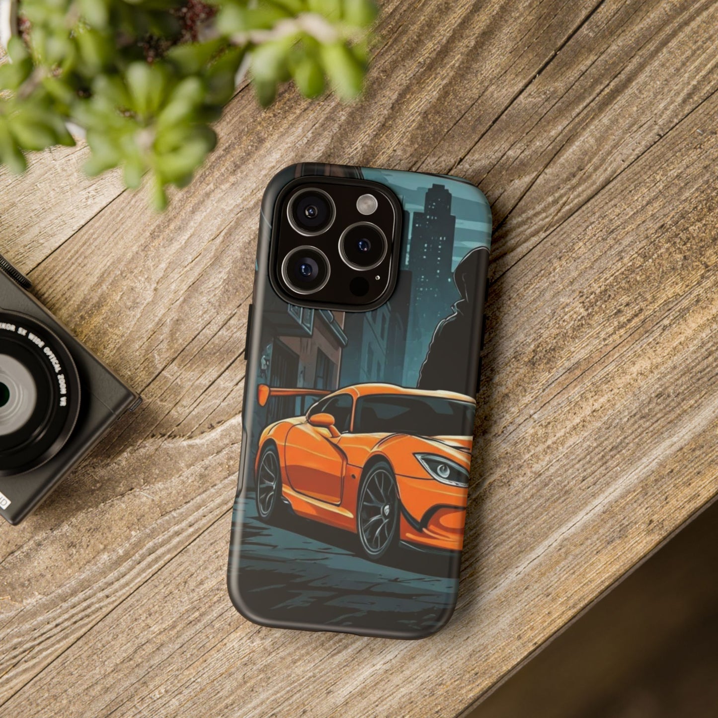 Dodge Viper SRT-10 Street Life-Dual Layer Ultra Tough Phone Case iPhone 16 Pro Matte Printify by The Night Shift Automotive Apparel