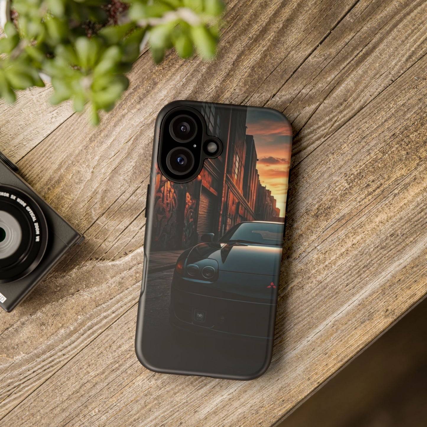 Mitsubishi 3000GT VR4 Street Life-Dual Layer Ultra Tough Phone Case iPhone 16 Matte Printify by The Night Shift Automotive Apparel
