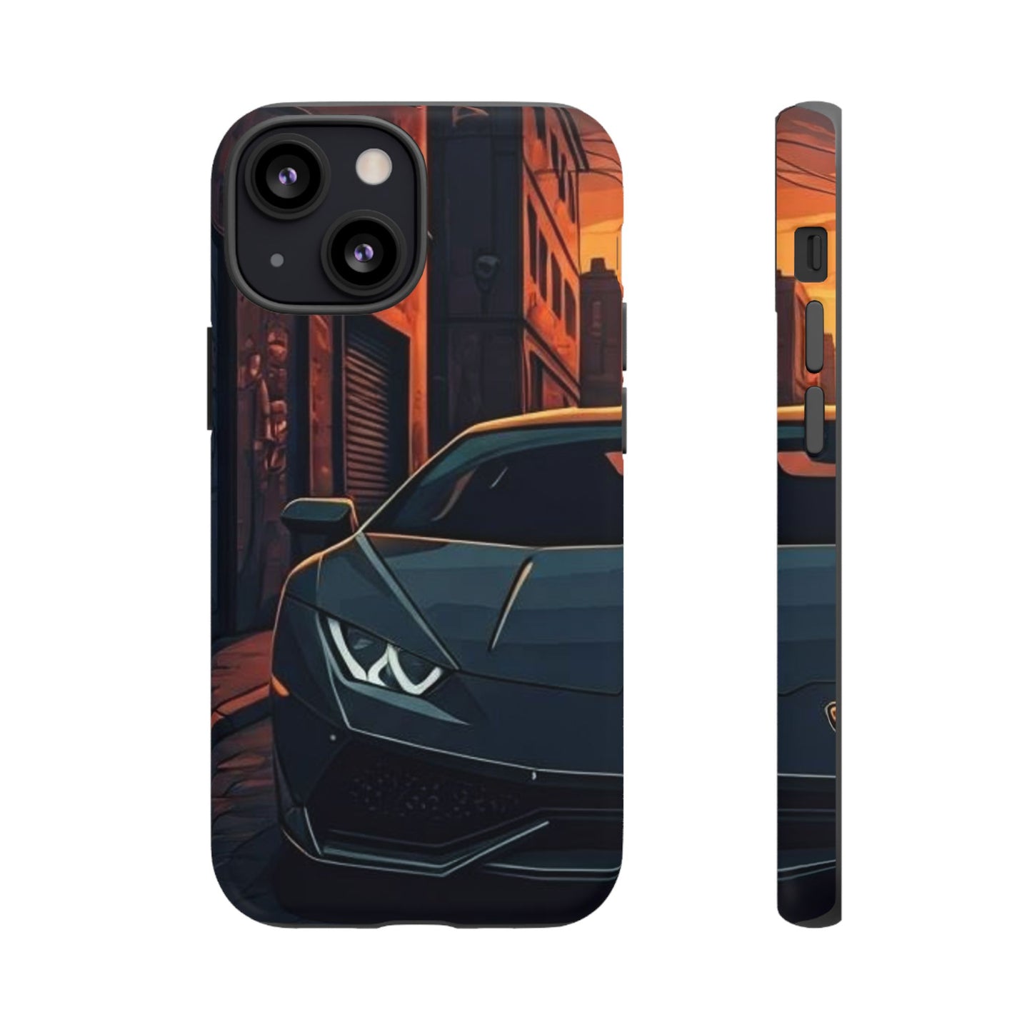 Lamborghini Huracan Street Life-Dual Layer Ultra Tough Phone Case Printify by The Night Shift Automotive Apparel