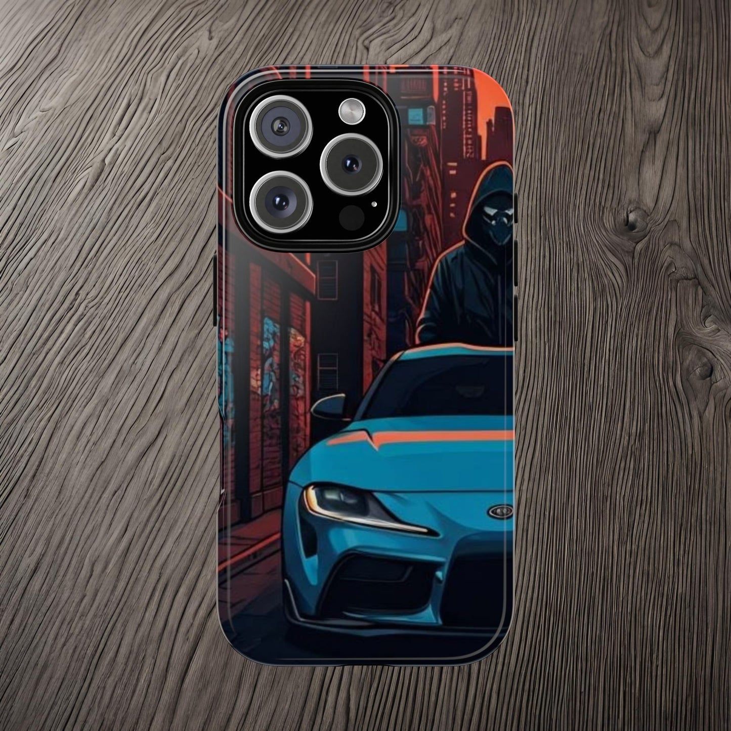 Toyota Supra MK-V Street Life-Dual Layer Ultra Tough Phone Case Printify by The Night Shift Automotive Apparel