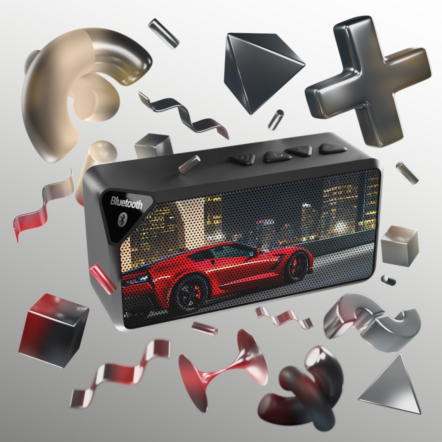 Chevy Corvette C7 Z06-Jabba Bluetooth Speaker Printify by The Night Shift Automotive Apparel