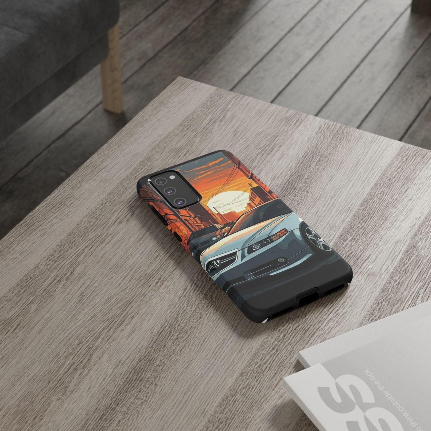 Acura TL Street Life-Dual Layer Ultra Tough Phone Case Samsung Galaxy S20 FE Matte Printify by The Night Shift Automotive Apparel