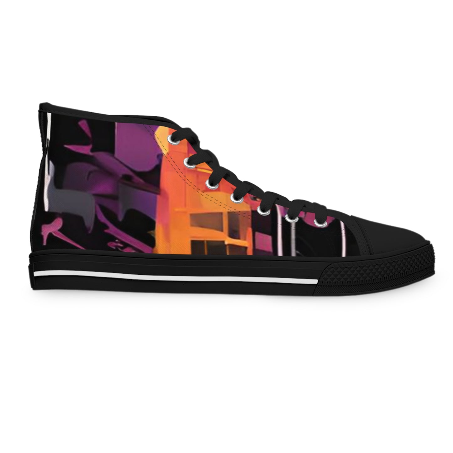 The Night Shift-Women's Canvas High Tops