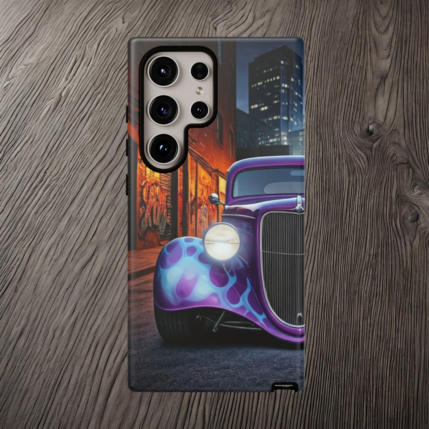 1934 Ford Street Life-Dual Layer Ultra Tough Phone Case Samsung Galaxy S24 Ultra Matte Printify by The Night Shift Automotive Apparel