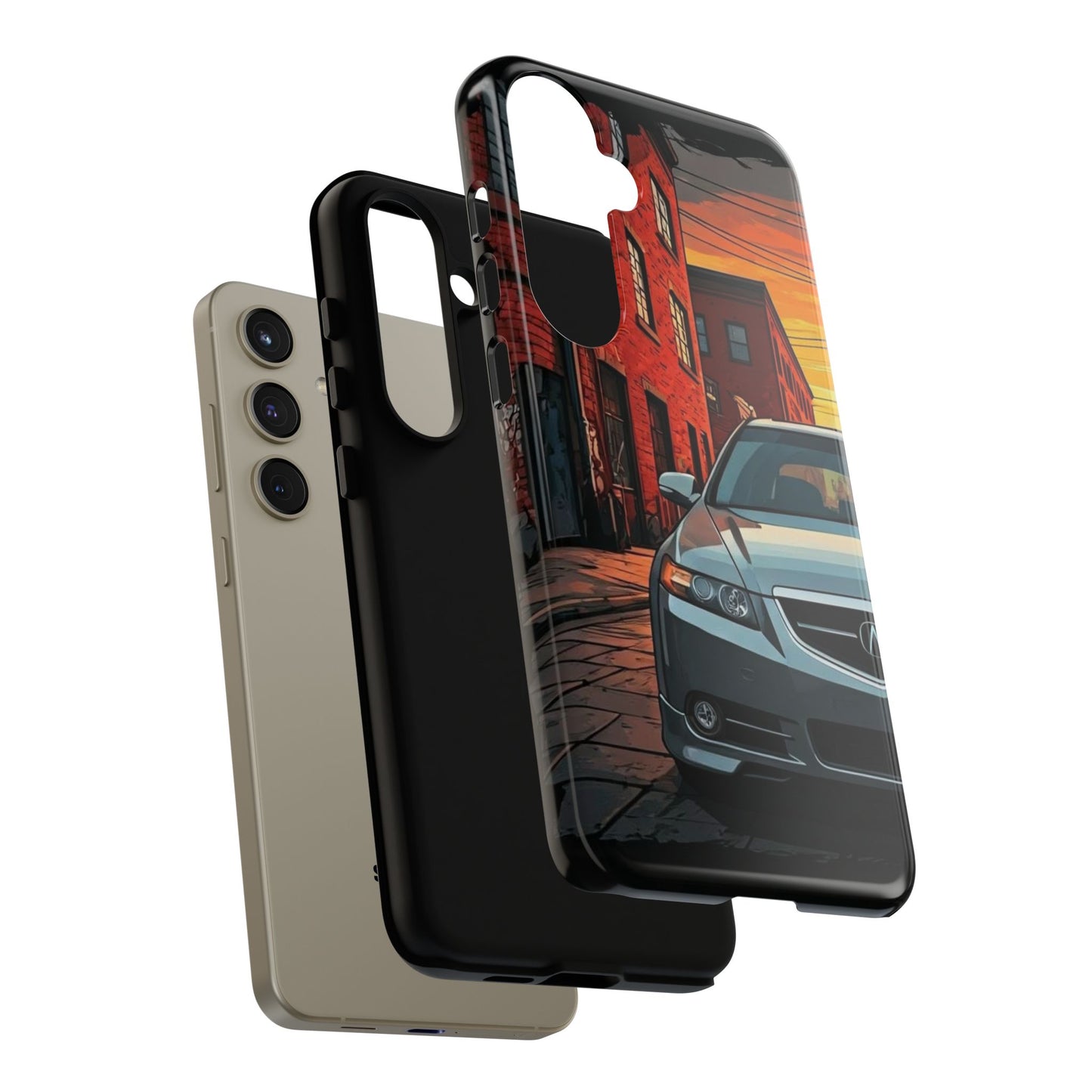 Acura TL Street Life-Dual Layer Ultra Tough Phone Case Printify by The Night Shift Automotive Apparel