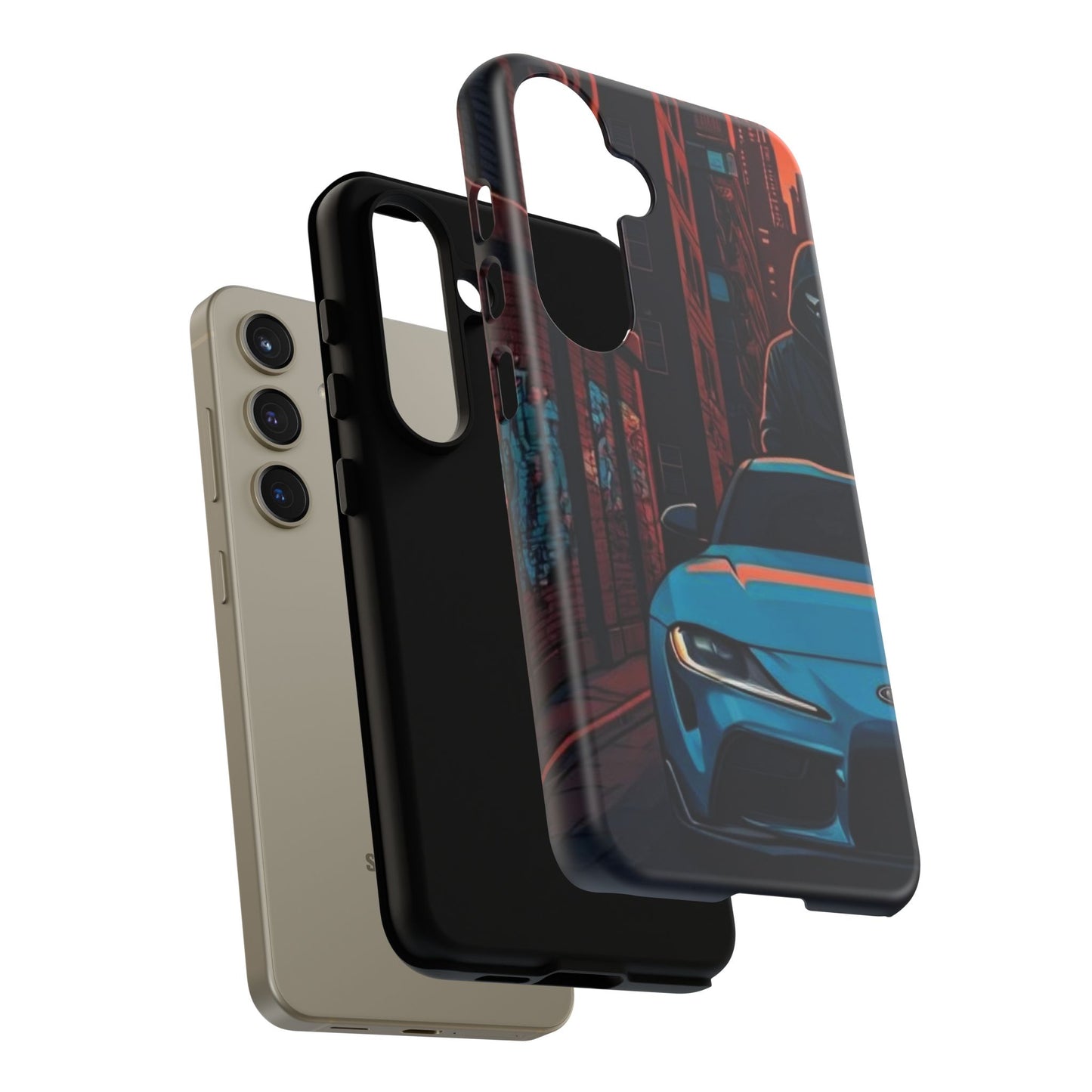 Toyota Supra MK-V Street Life-Dual Layer Ultra Tough Phone Case Printify by The Night Shift Automotive Apparel