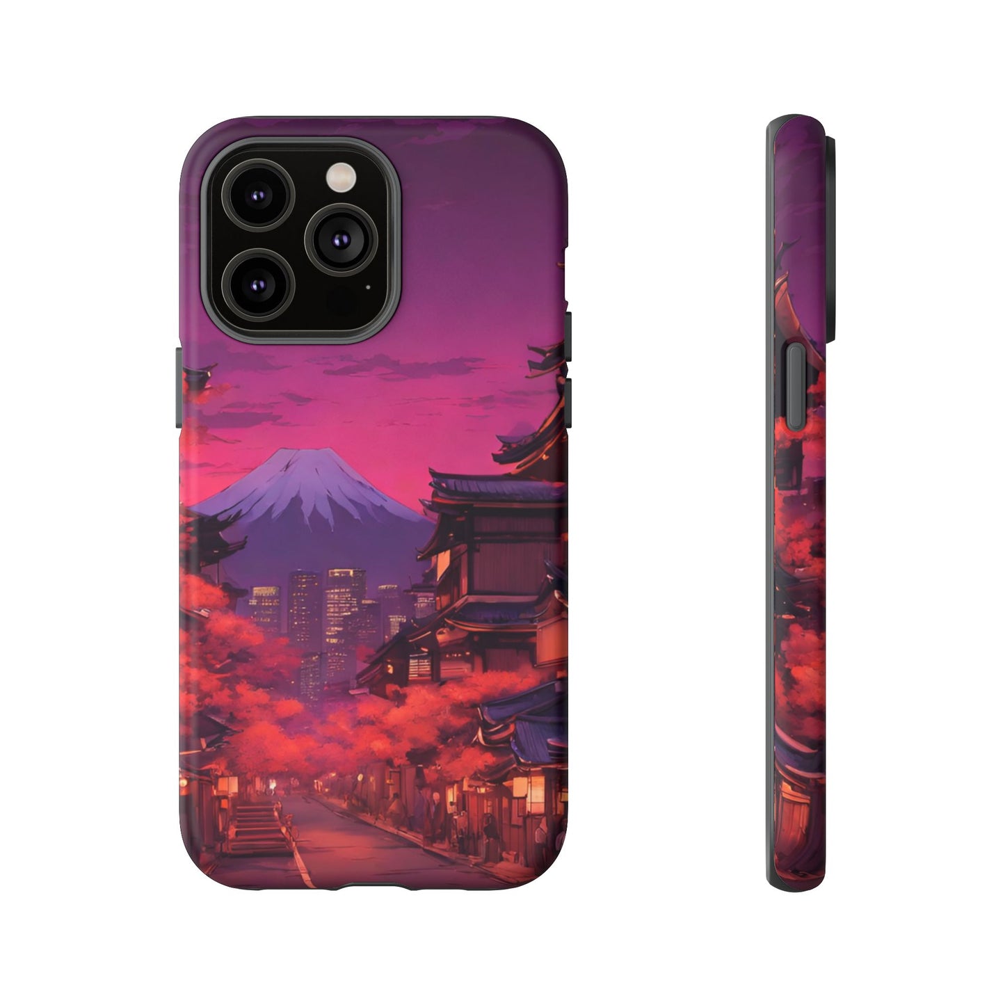Traditional Japanese Village Countryside-Dual Layer Ultra Tough Phone Case Printify by The Night Shift Automotive Apparel