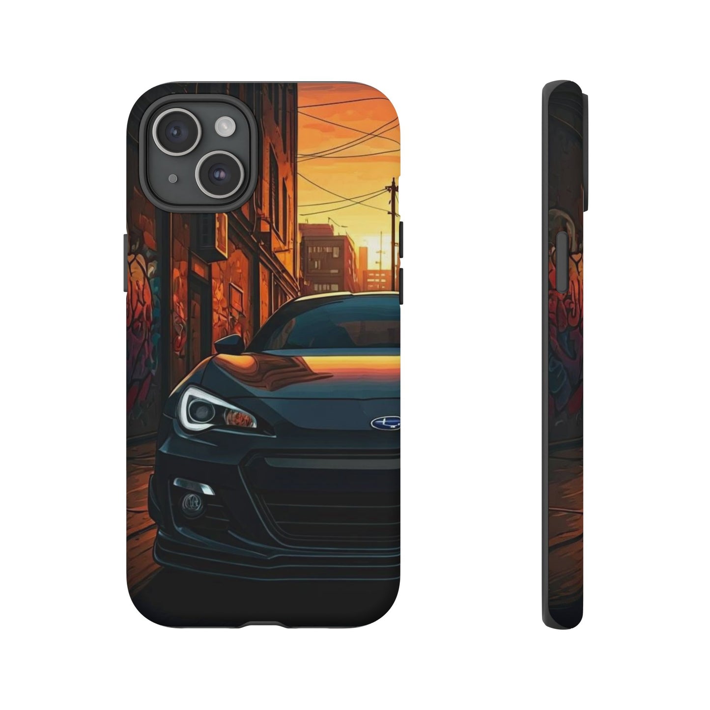 Subaru BRZ Street Life-Dual Layer Ultra Tough Phone Case Printify by The Night Shift Automotive Apparel