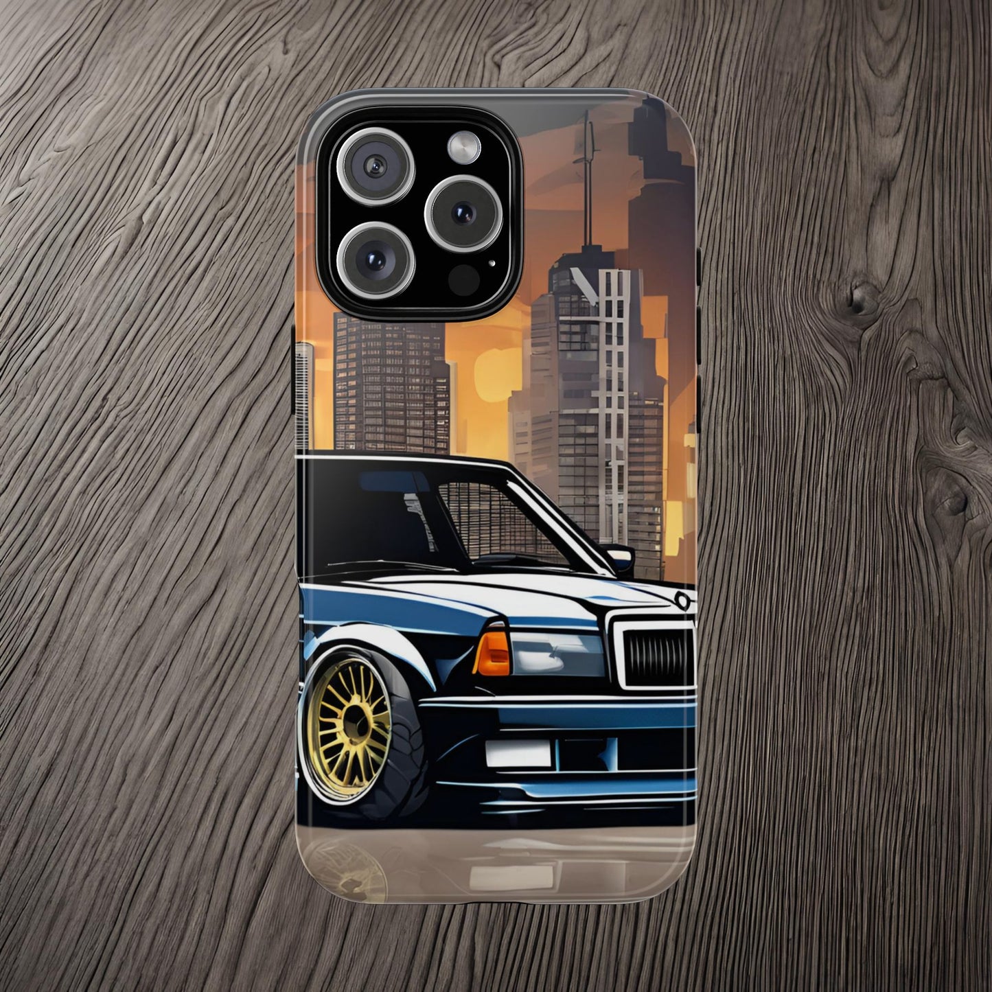 Mercedes Benz 190e Evo-Dual Layer Ultra Tough Phone Case Printify by The Night Shift Automotive Apparel