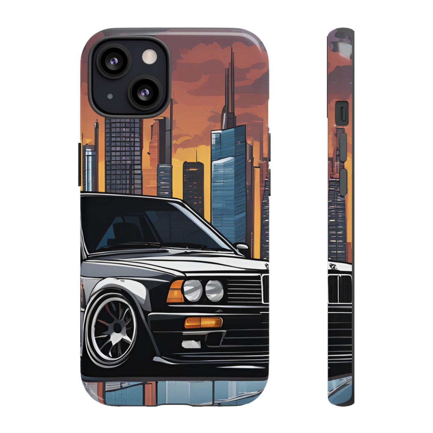 BMW E30 M3-Dual Layer Ultra Tough Phone Case Printify by The Night Shift Automotive Apparel