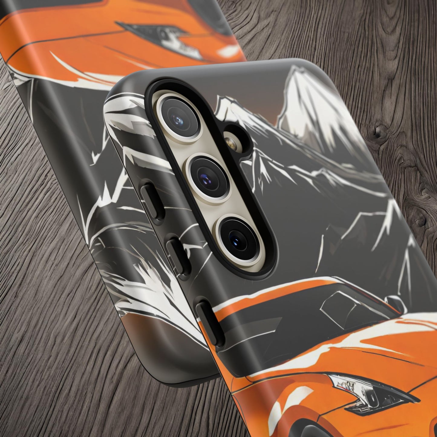 Nissan 370Z Mt Fuji-Dual Layer Ultra Tough Phone Case Printify by The Night Shift Automotive Apparel