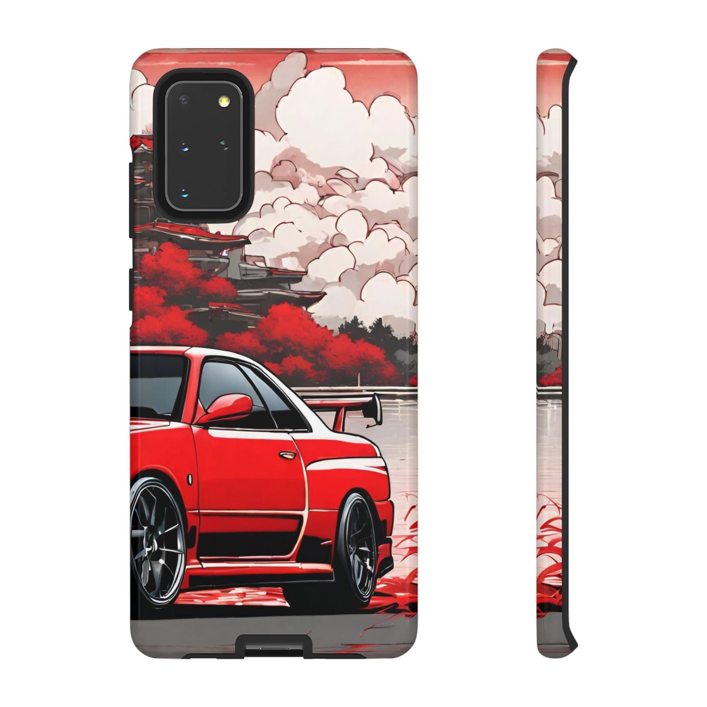 Nissan Skyline R34-Dual Layer Ultra Tough Phone Case Samsung Galaxy S20+ Glossy Printify by The Night Shift Automotive Apparel