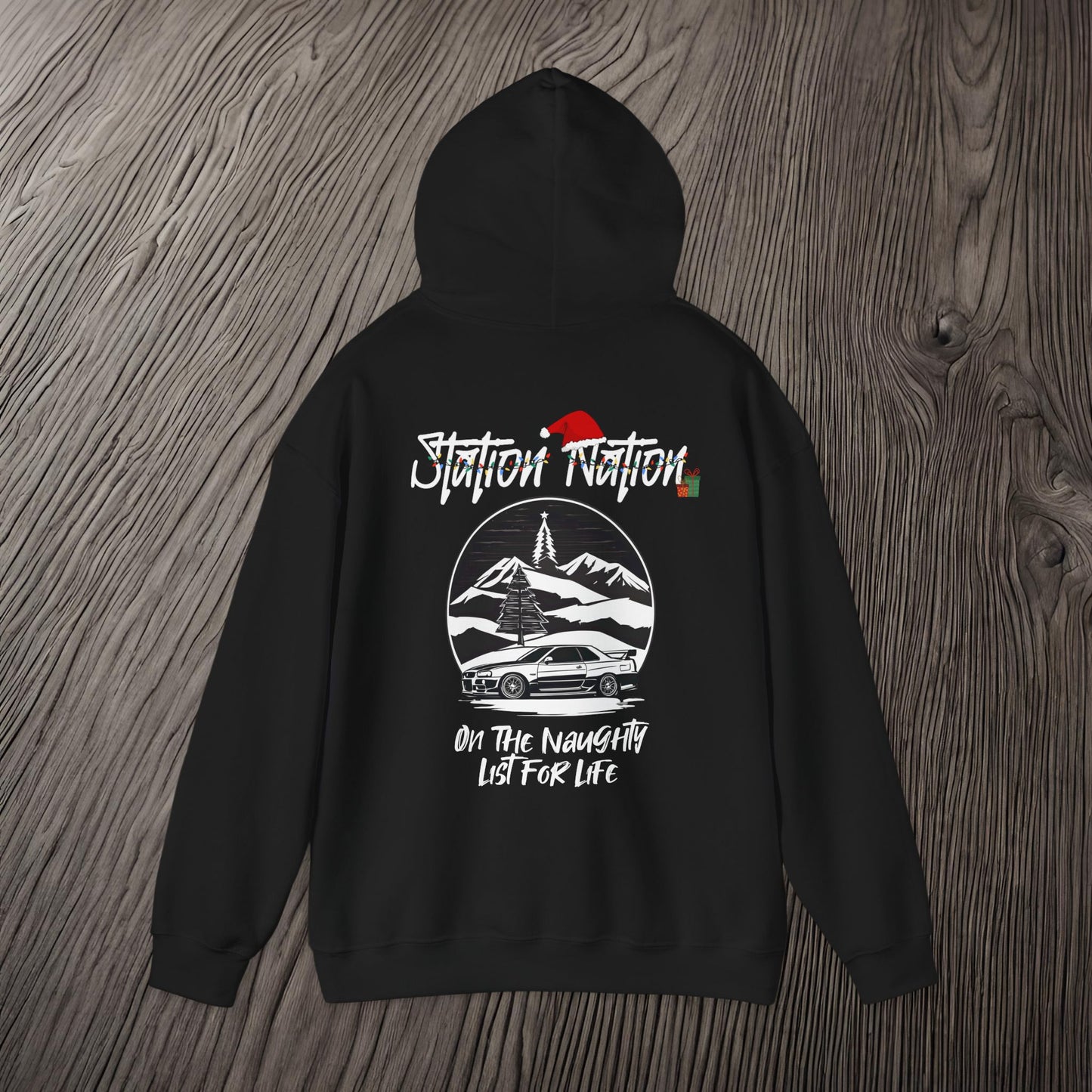 🎁 Christmas Limited Edition Station Nation-Ultra Soft, Premium Hoodie Printify by The Night Shift Automotive Apparel