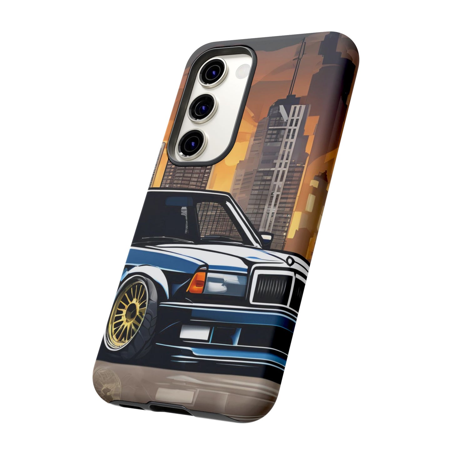 Mercedes Benz 190e Evo-Dual Layer Ultra Tough Phone Case Printify by The Night Shift Automotive Apparel