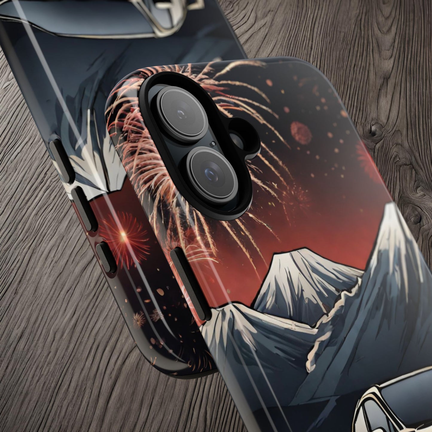 Subaru WRX/STI Fireworks-Dual Layer Ultra Tough Phone Case Printify by The Night Shift Automotive Apparel