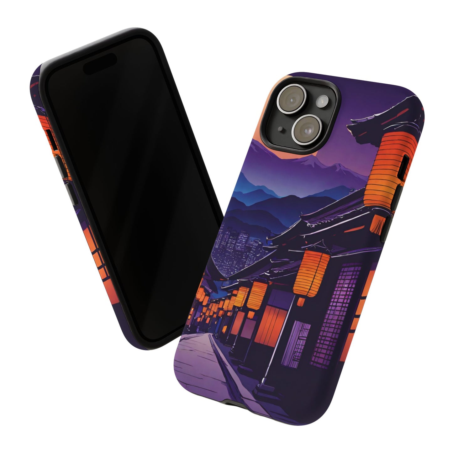 Traditional Japanese Village Countryside-Dual Layer Ultra Tough Phone Case Printify by The Night Shift Automotive Apparel