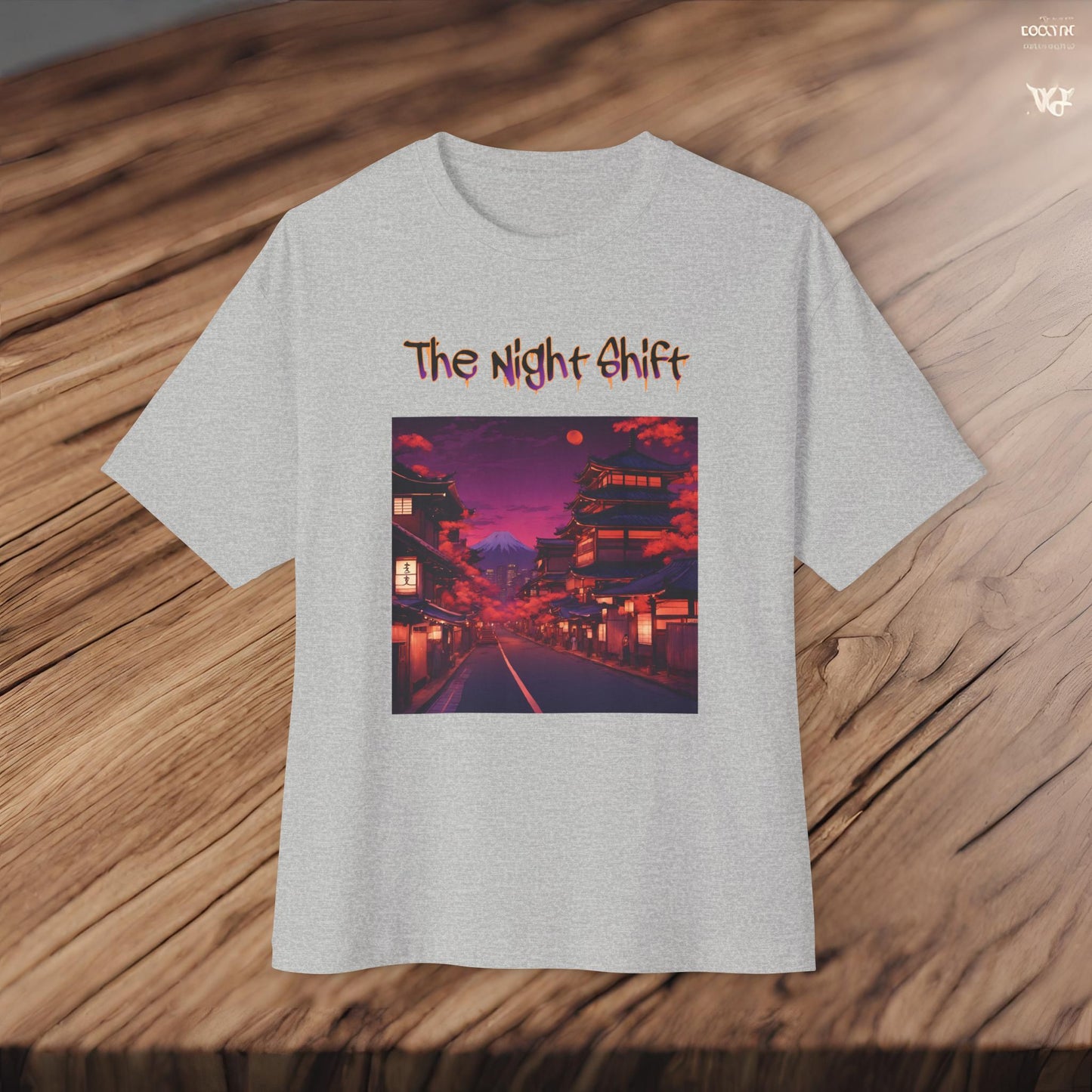 Japan Nights-Premium, Ultra Soft Unisex Oversized Boxy Tee Printify by The Night Shift Automotive Apparel
