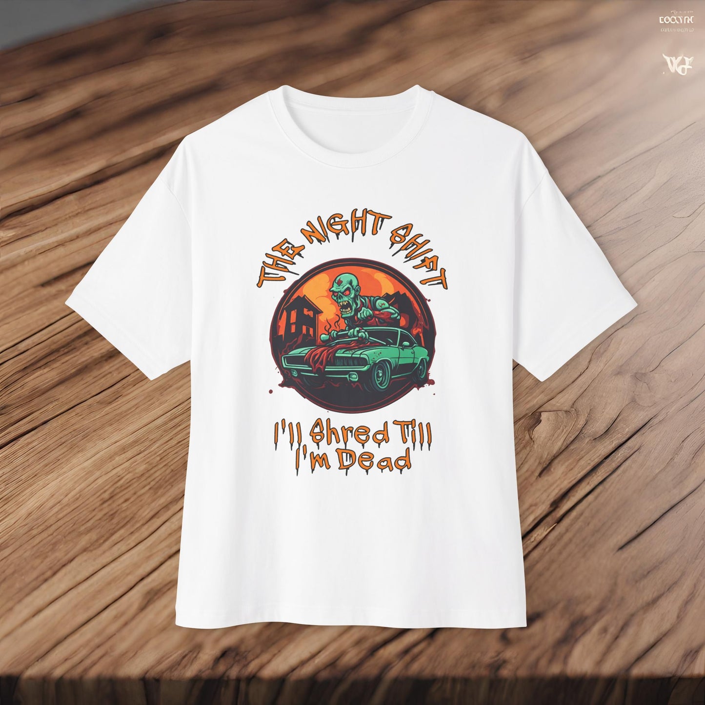 Death Trap-Premium, Ultra Soft Unisex Oversized Boxy Tee Printify by The Night Shift Automotive Apparel