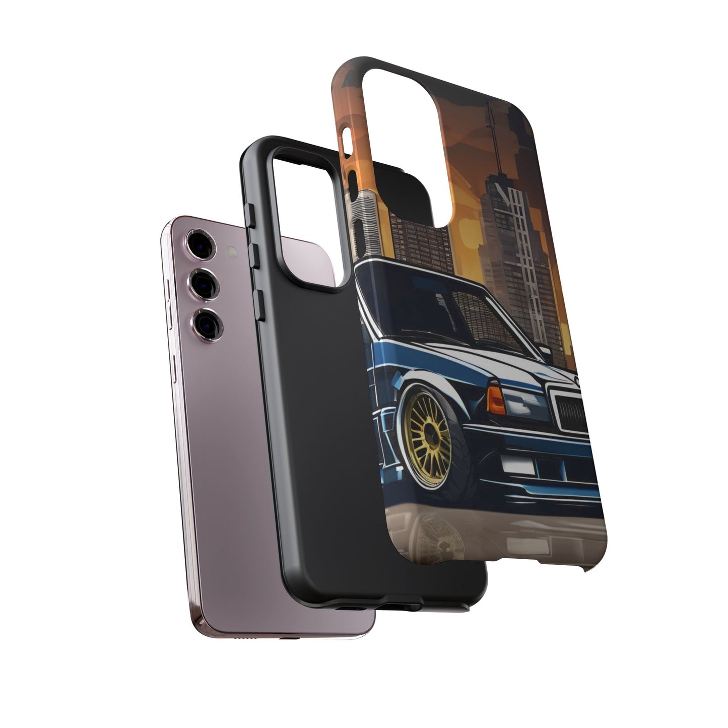 Mercedes Benz 190e Evo-Dual Layer Ultra Tough Phone Case Printify by The Night Shift Automotive Apparel