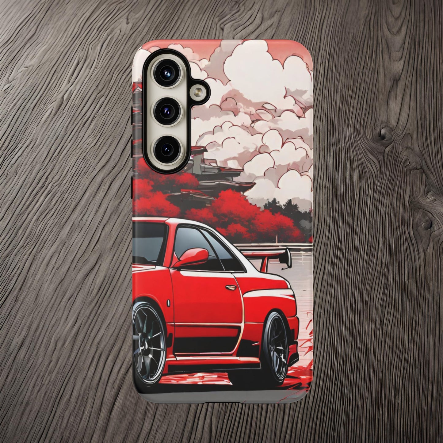 Nissan Skyline R34-Dual Layer Ultra Tough Phone Case Samsung Galaxy S24 Plus Matte Printify by The Night Shift Automotive Apparel