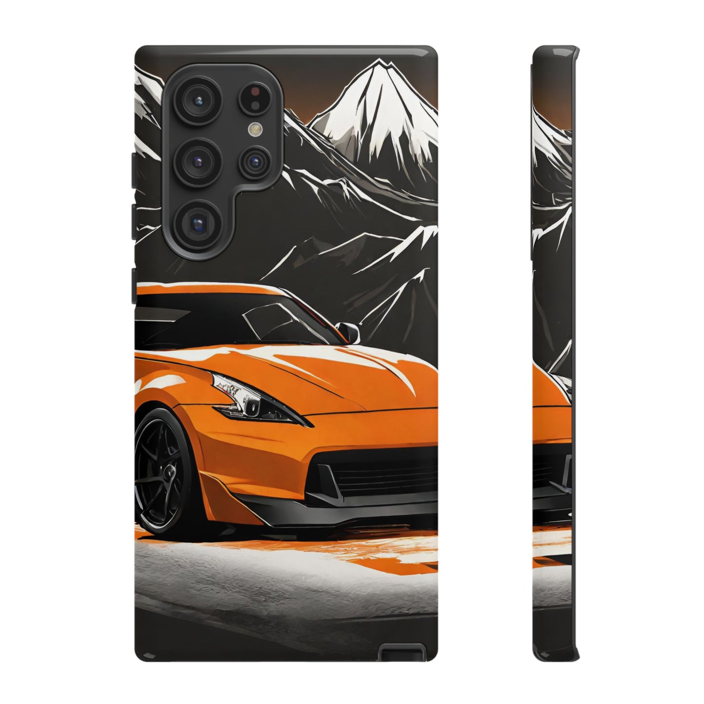 Nissan 370Z Mt Fuji-Dual Layer Ultra Tough Phone Case Printify by The Night Shift Automotive Apparel
