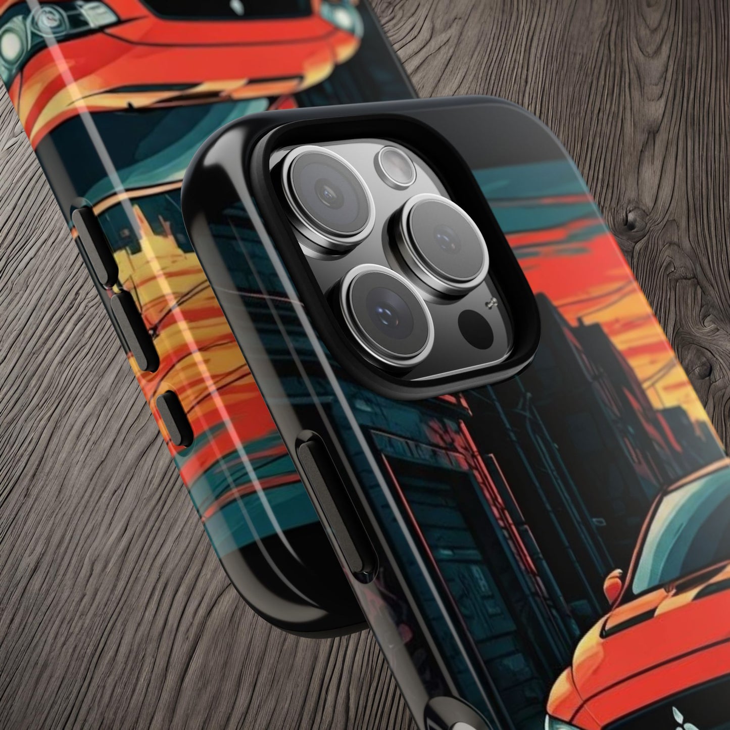 Mitsubishi Evo X Street Life-Dual Layer Ultra Tough Phone Case Printify by The Night Shift Automotive Apparel
