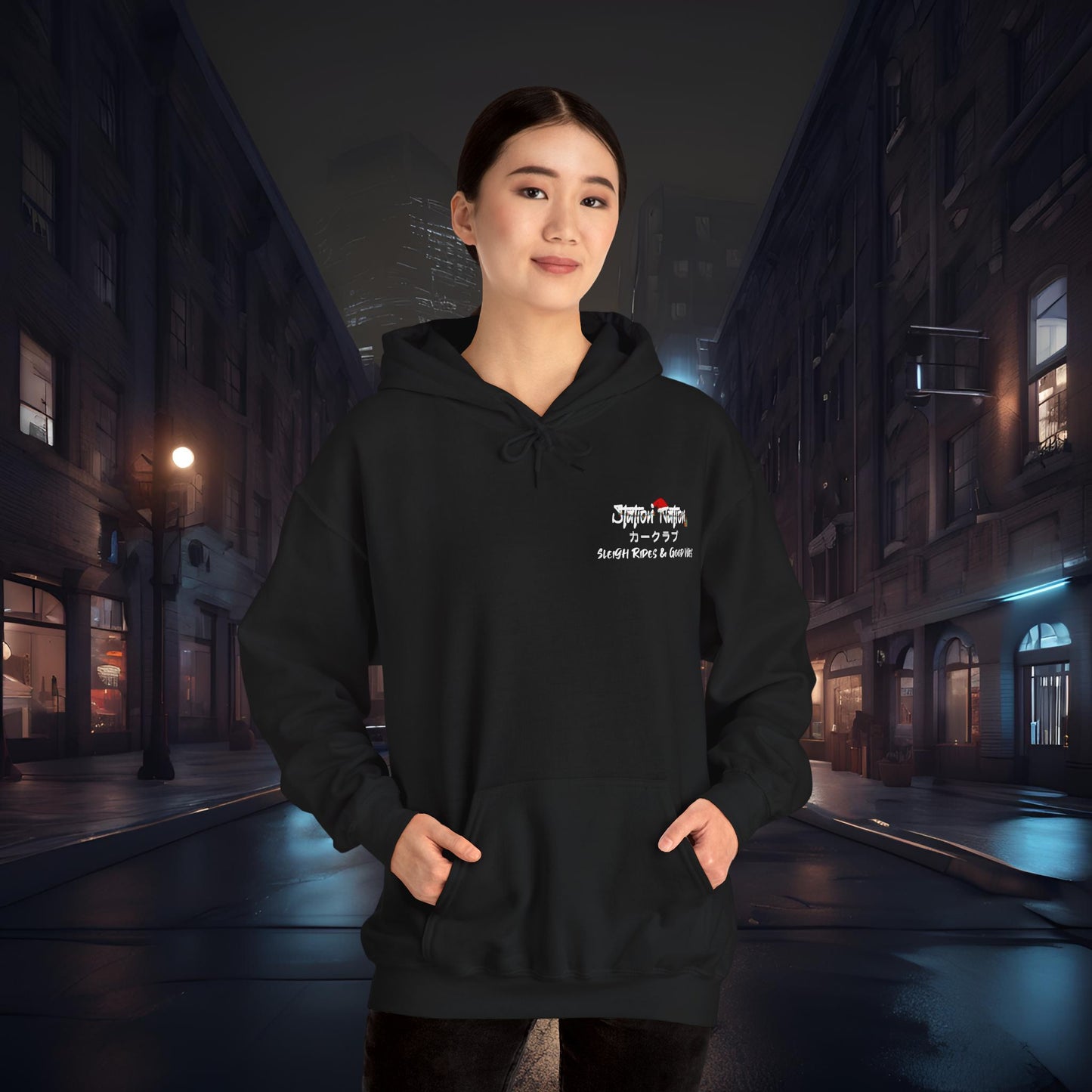 🎁 Christmas Limited Edition Station Nation-Ultra Soft, Premium Hoodie Printify by The Night Shift Automotive Apparel