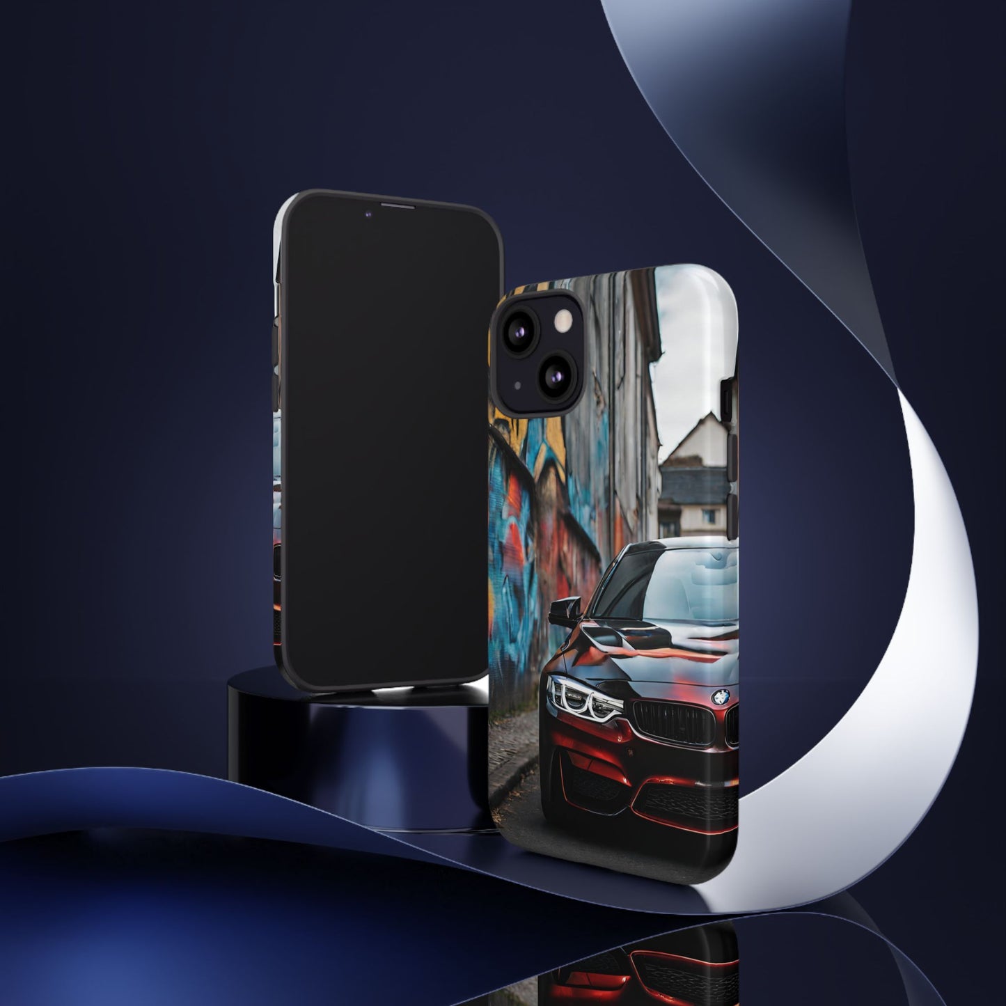 BMW M3/M4-Dual Layer Ultra Tough Phone Case iPhone 13 Glossy Printify by The Night Shift Automotive Apparel