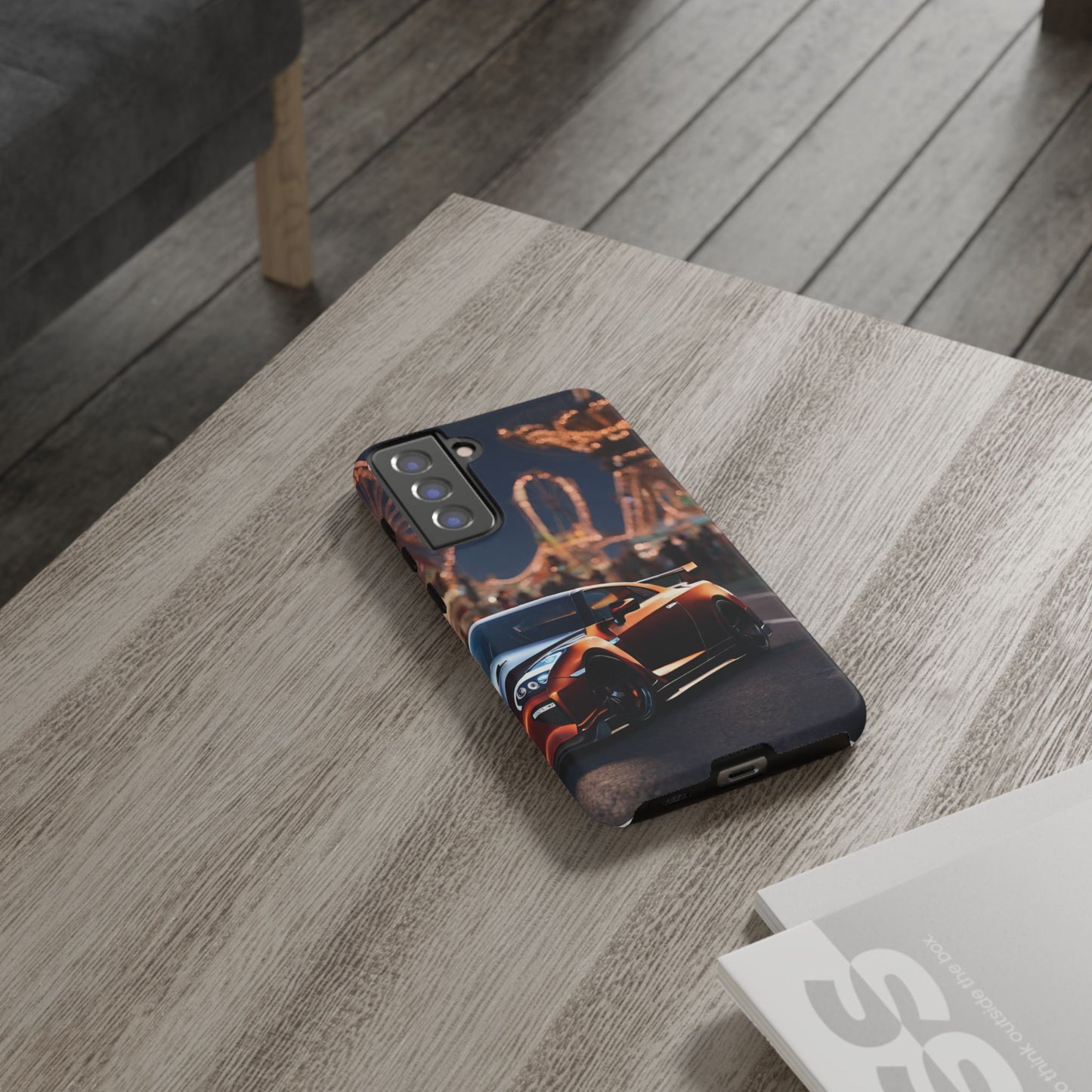 Nissan GTR R35-Dual Layer Ultra Tough Phone Case Samsung Galaxy S21 FE Matte Printify by The Night Shift Automotive Apparel